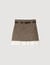 Mini skirt with removable belt