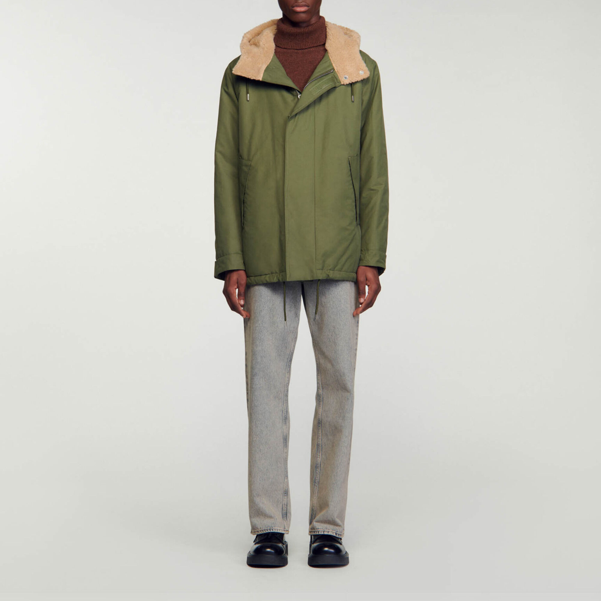 Sandro mens parka hotsell