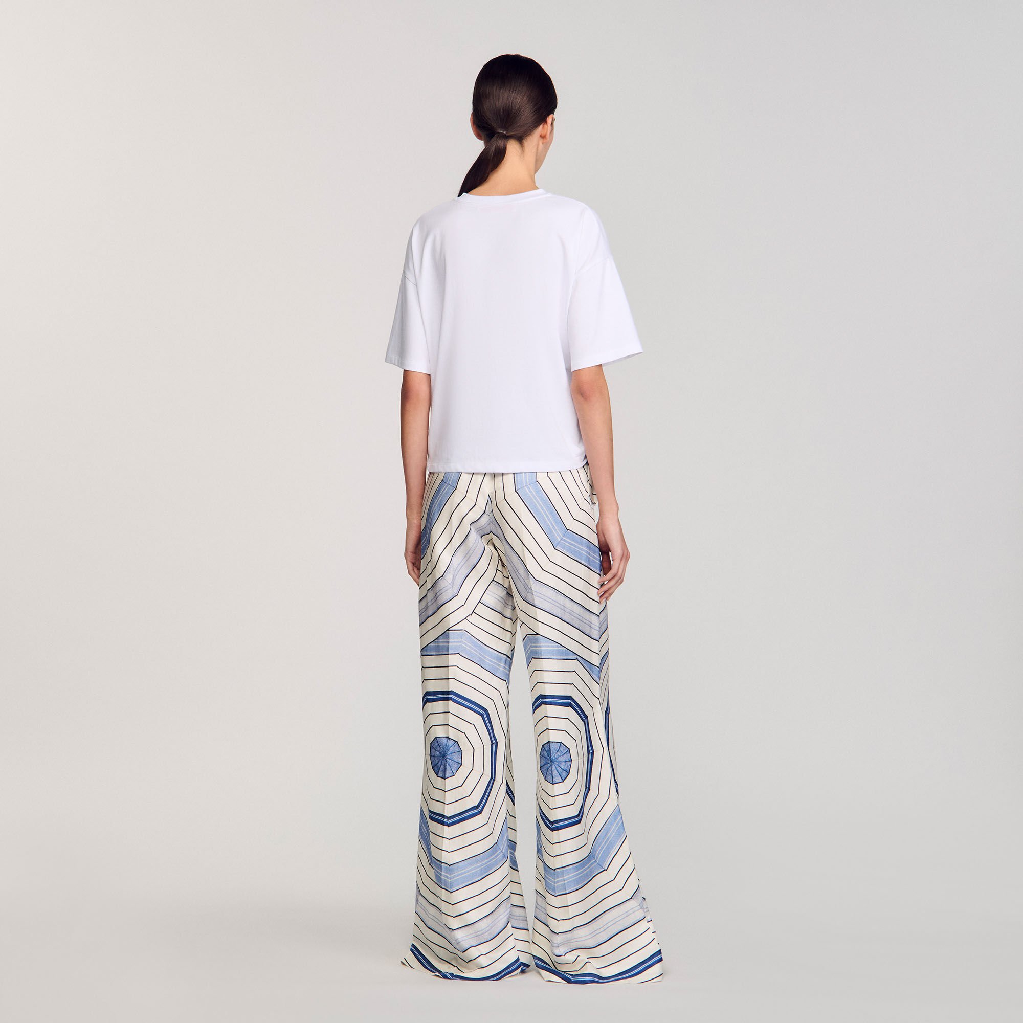 Spiral print T-shirt