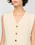 Cable knit vest
