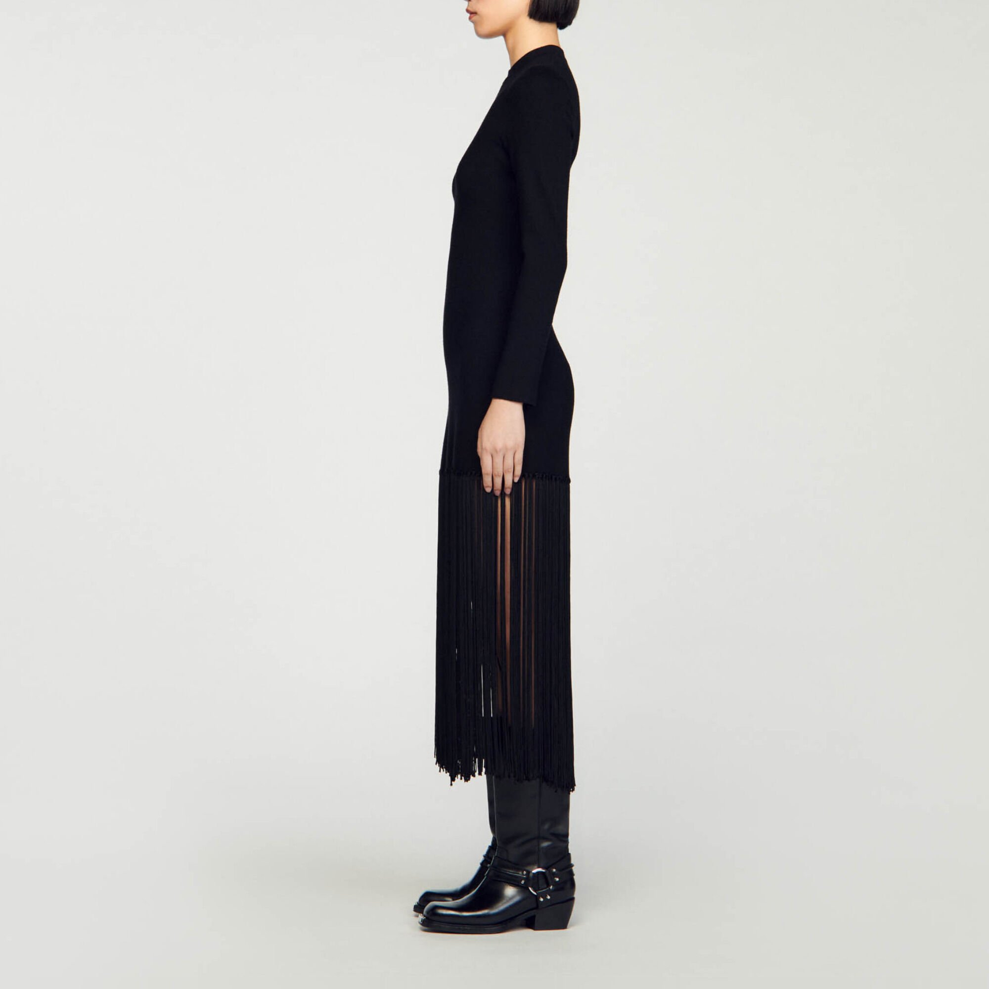 Knit maxi dress