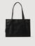 Soft leather tote bag