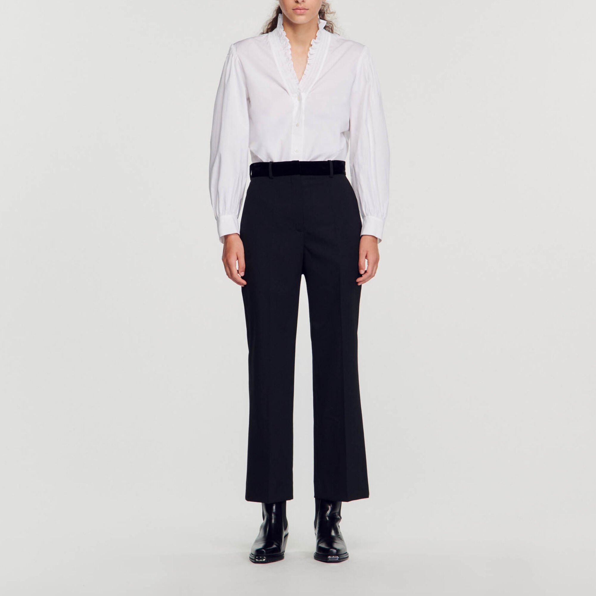 Straight-leg pants