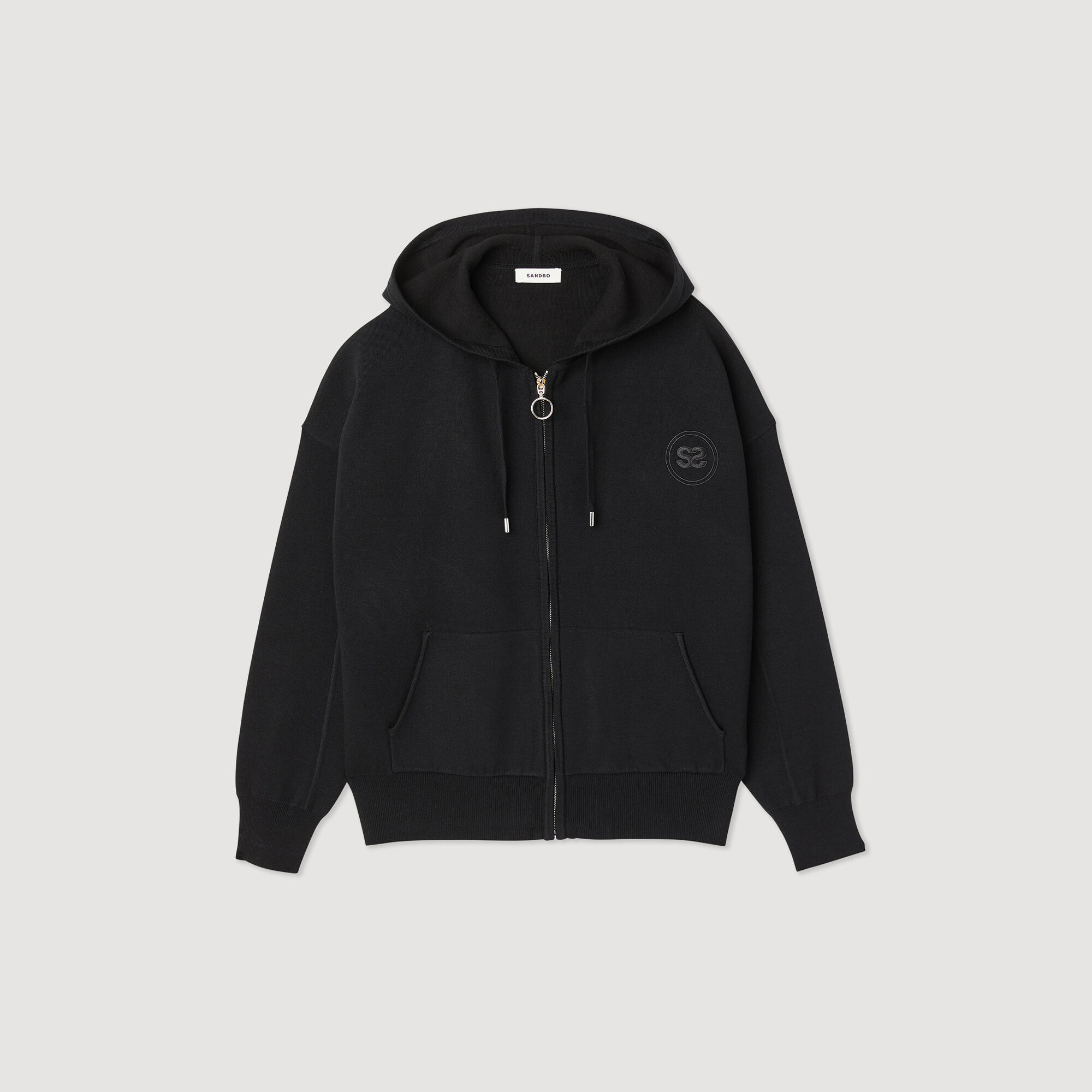 Oversized zip sweatshirt