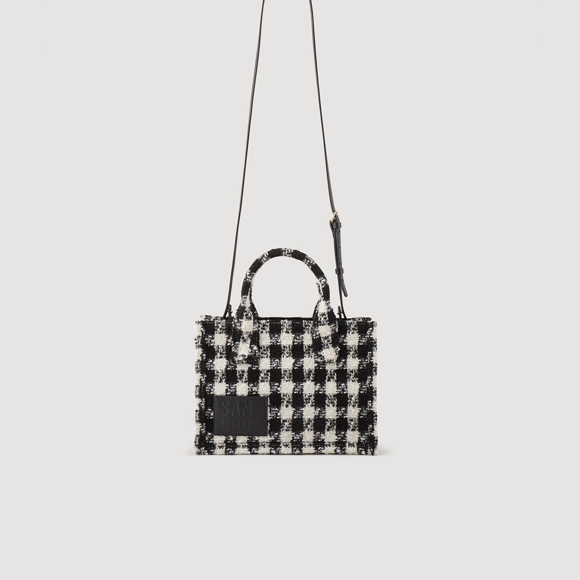 Small tweed Kasbah tote bag