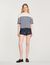 Rhinestone Breton T-shirt