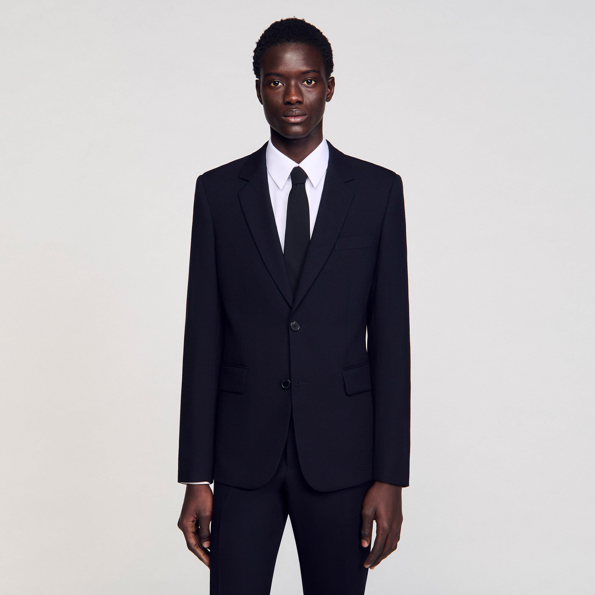 Wool suit jacket