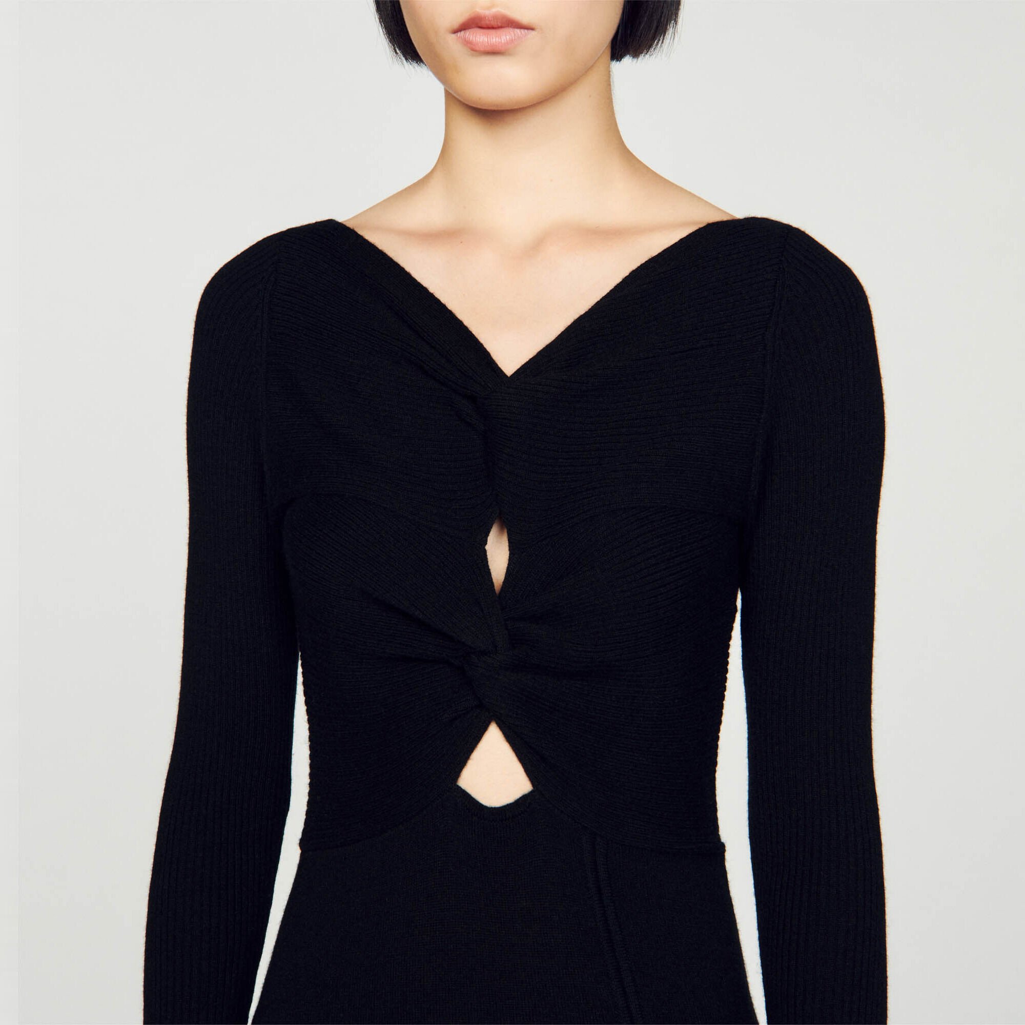 Cable knit dress