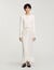 Cropped cardigan with pearl buttons