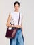 Leather bucket bag