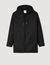 Hooded parka with zip
