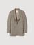 Wool checked suit jacket