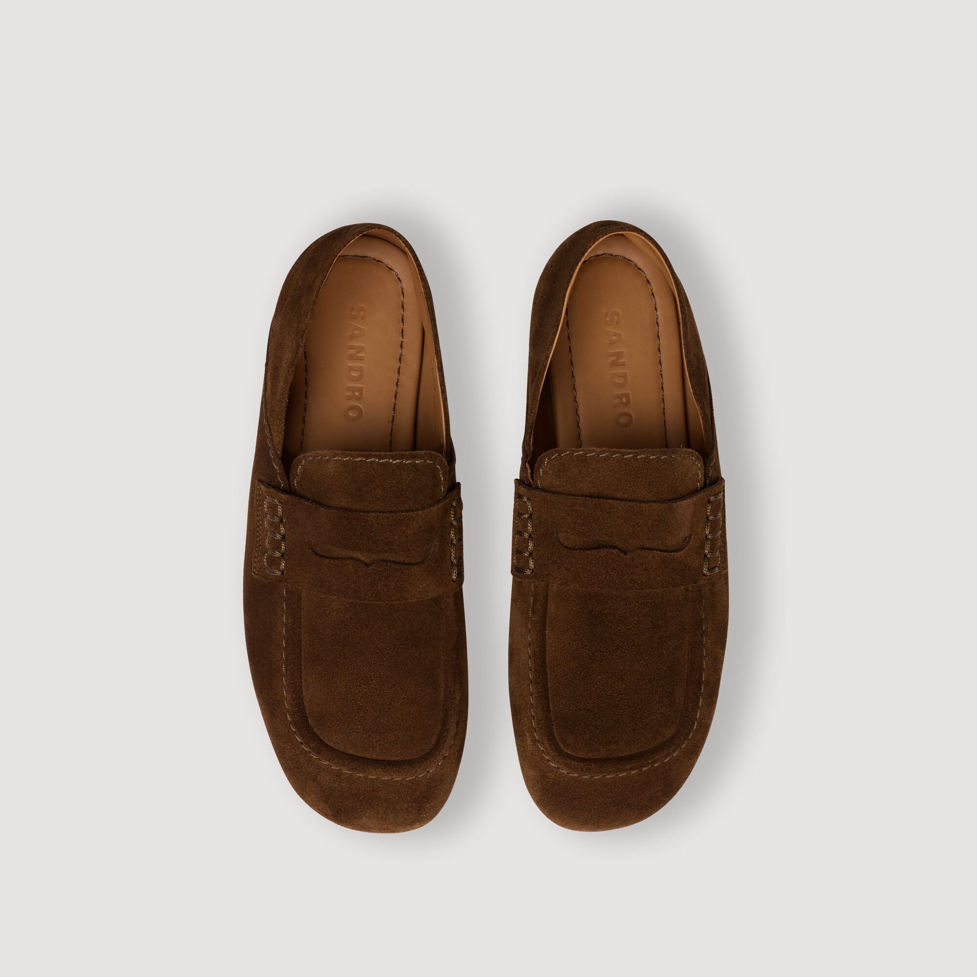 Suede loafers