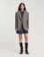 Small-check suit jacket