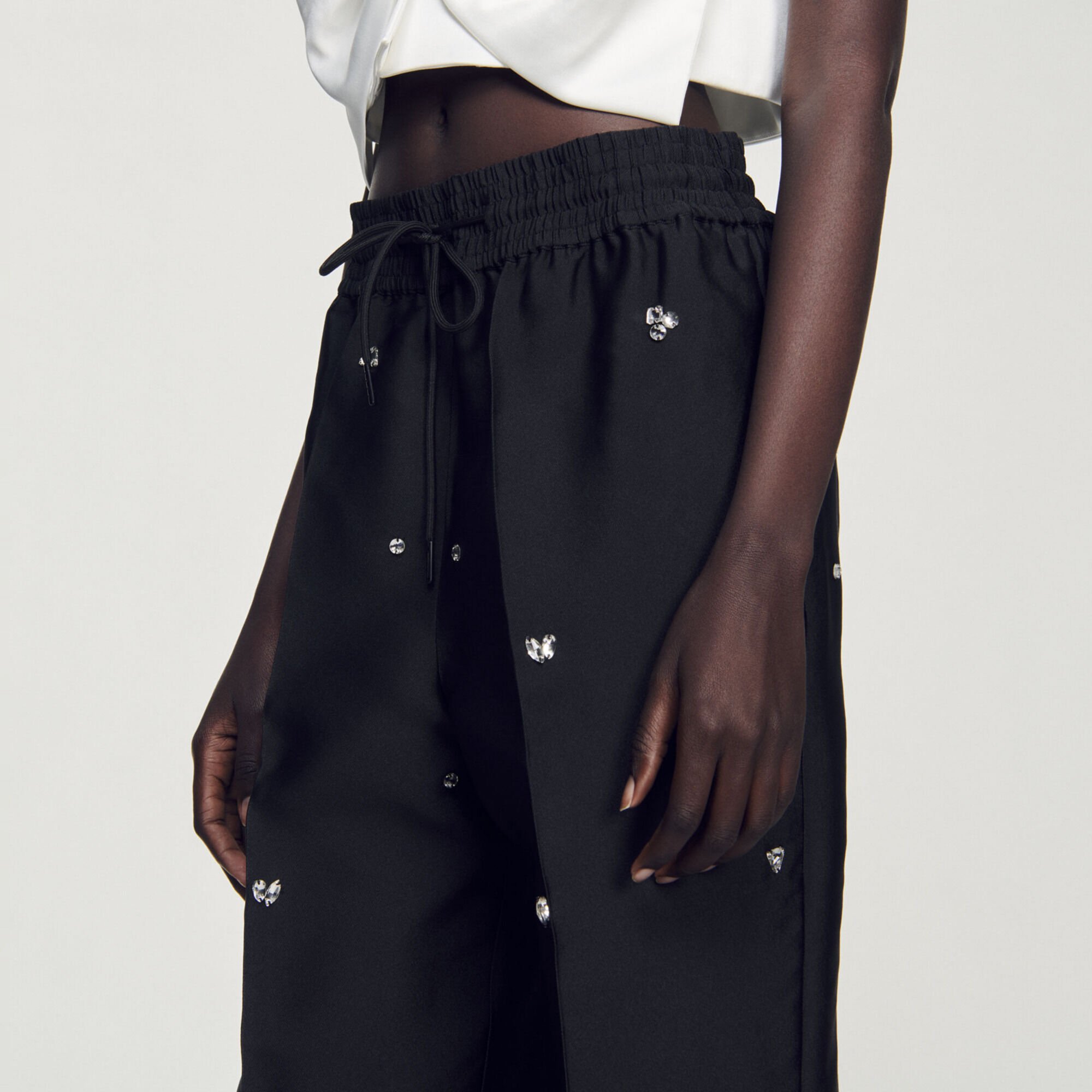 Rhinestone trousers