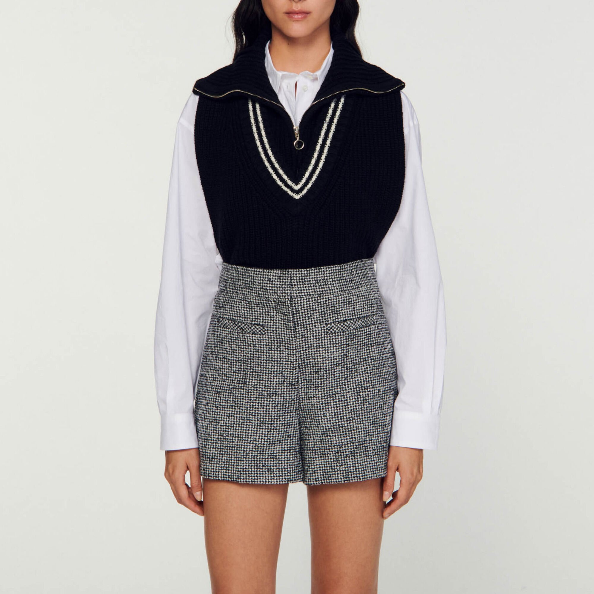 Houndstooth shorts