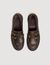 Distressed leather loafers