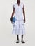 Ruffled maxi dress