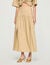 Maxi rhinestone cotton skirt