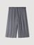 Check wool shorts