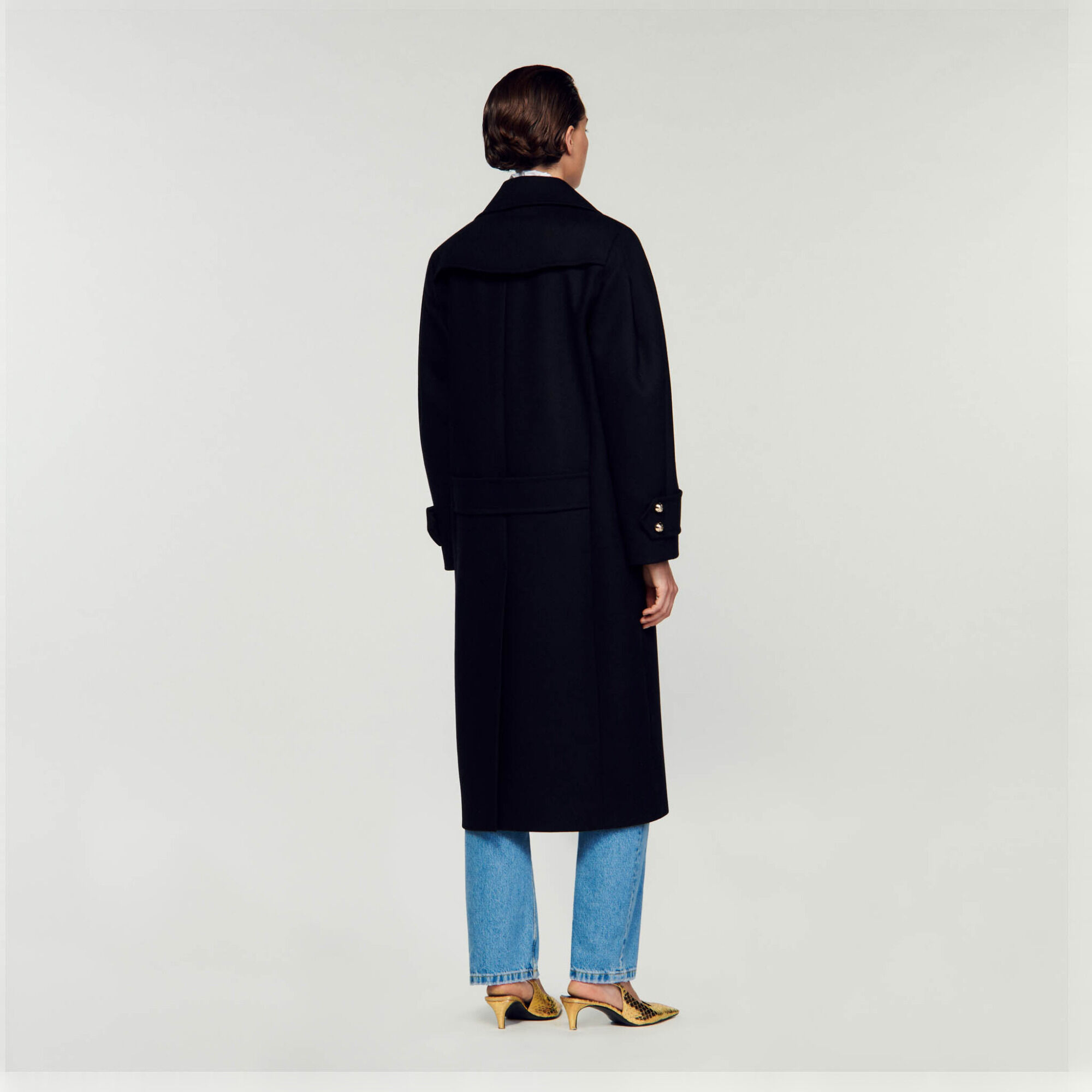 Lapel collar coat