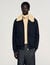 Shearling collar aviator jacket Shearling collar aviator jacket