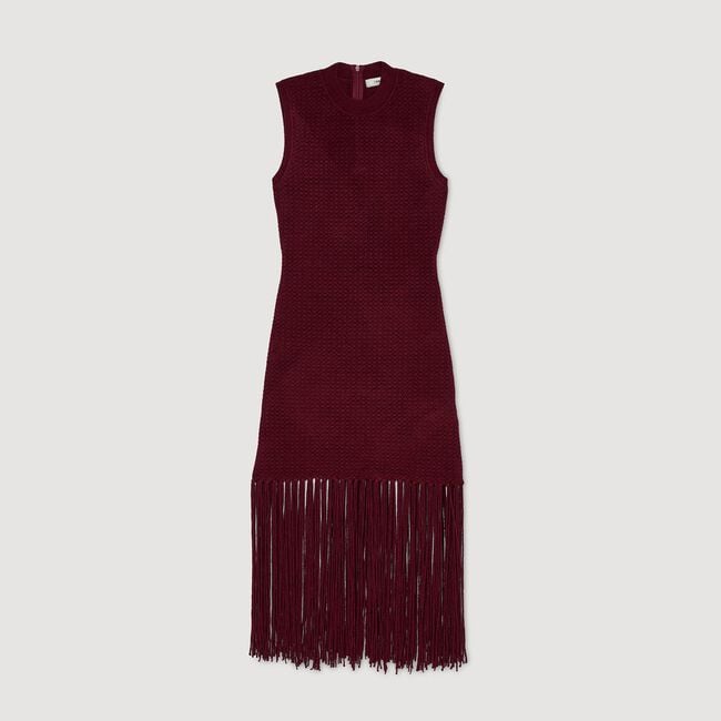Velvet knit dress