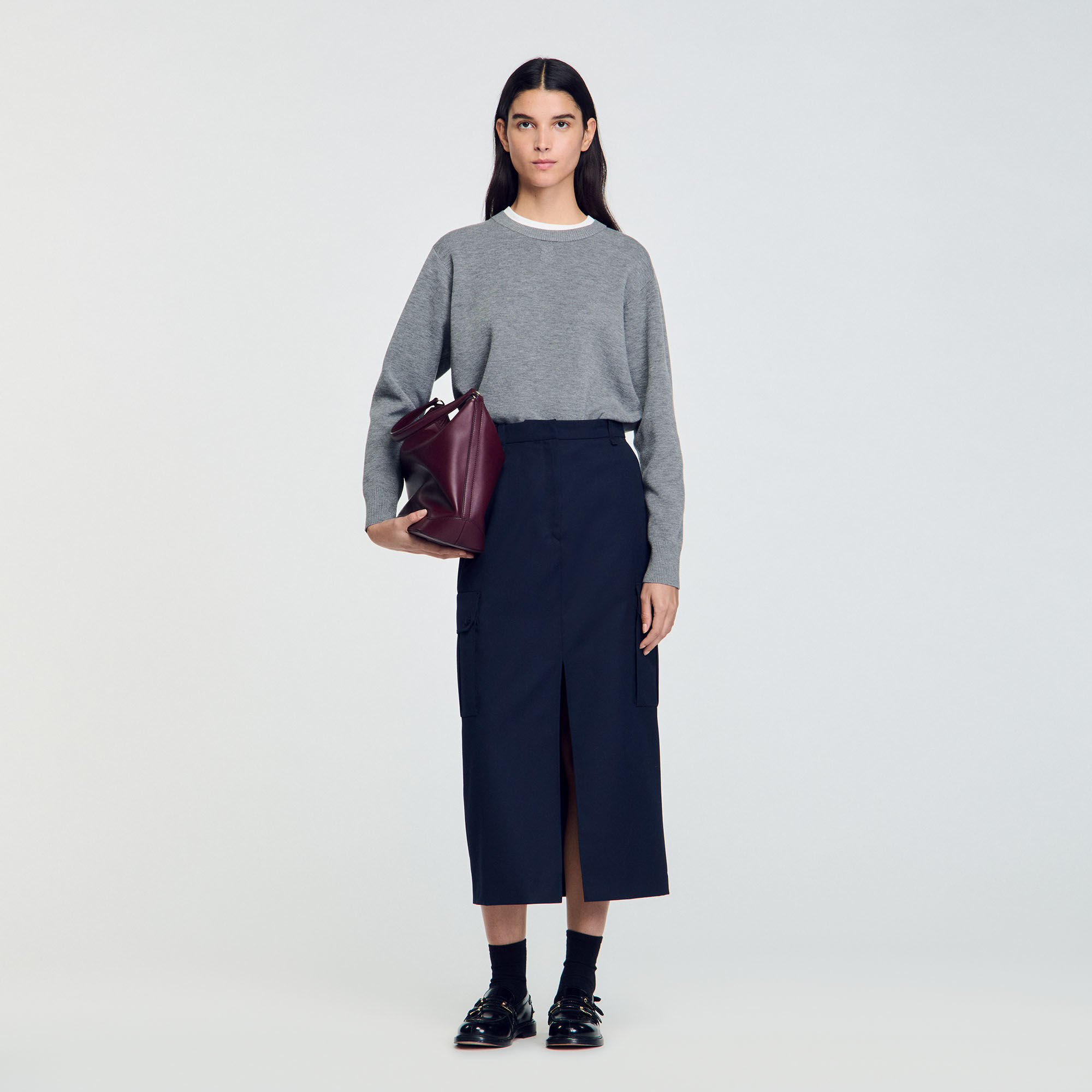 Women's cargo skirt with pockets on sale