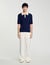 Two-tone polo shirt