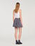Striped rhinestone bubble skirt