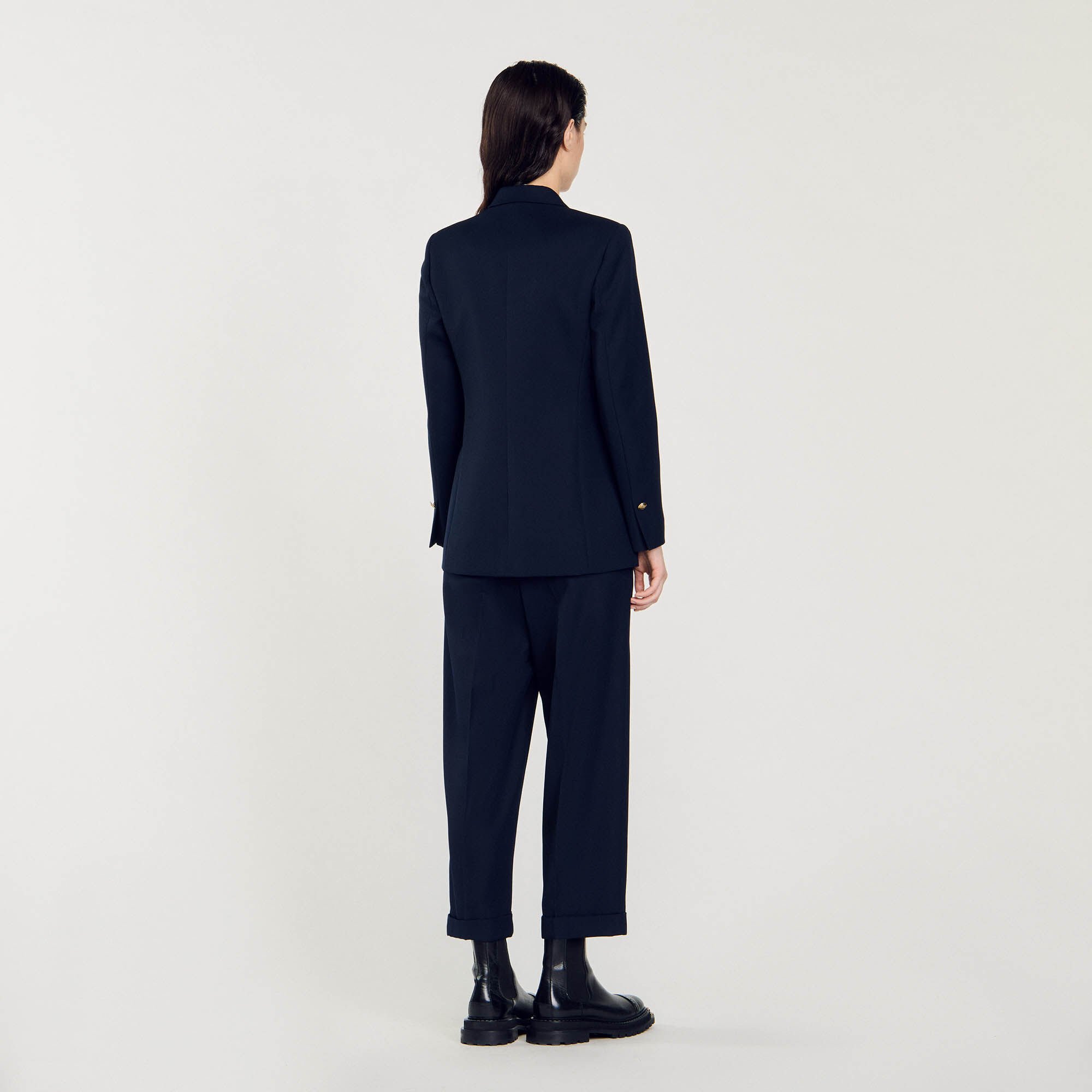 Double-breasted suit jacket