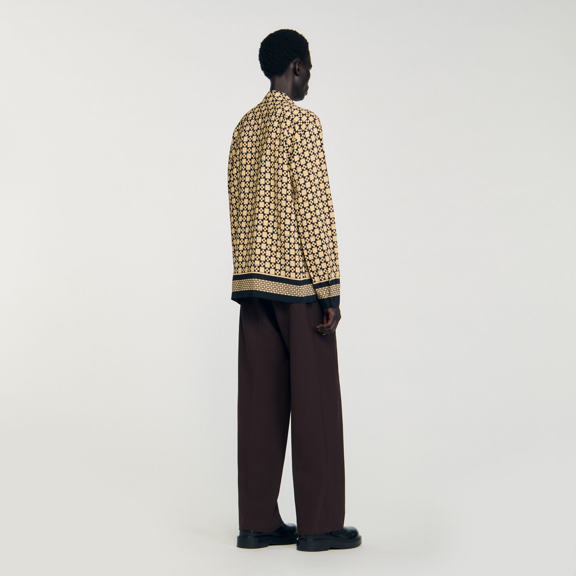 Printed loose-fit shirt