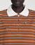 Striped rhinestone polo