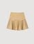 Mini flared pleated skirt