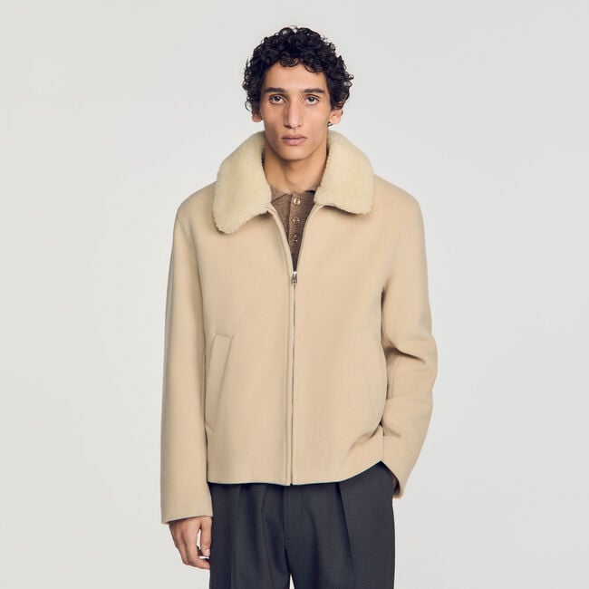 Wool and cashmere jacket - Men | Sandro