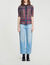 Patterned silk shirt