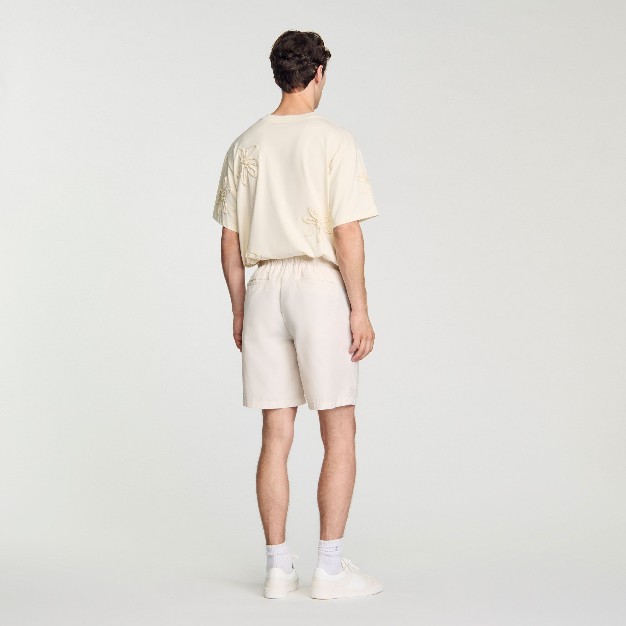 Technical fabric Bermuda shorts