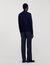 Wool sweater with zipped collar