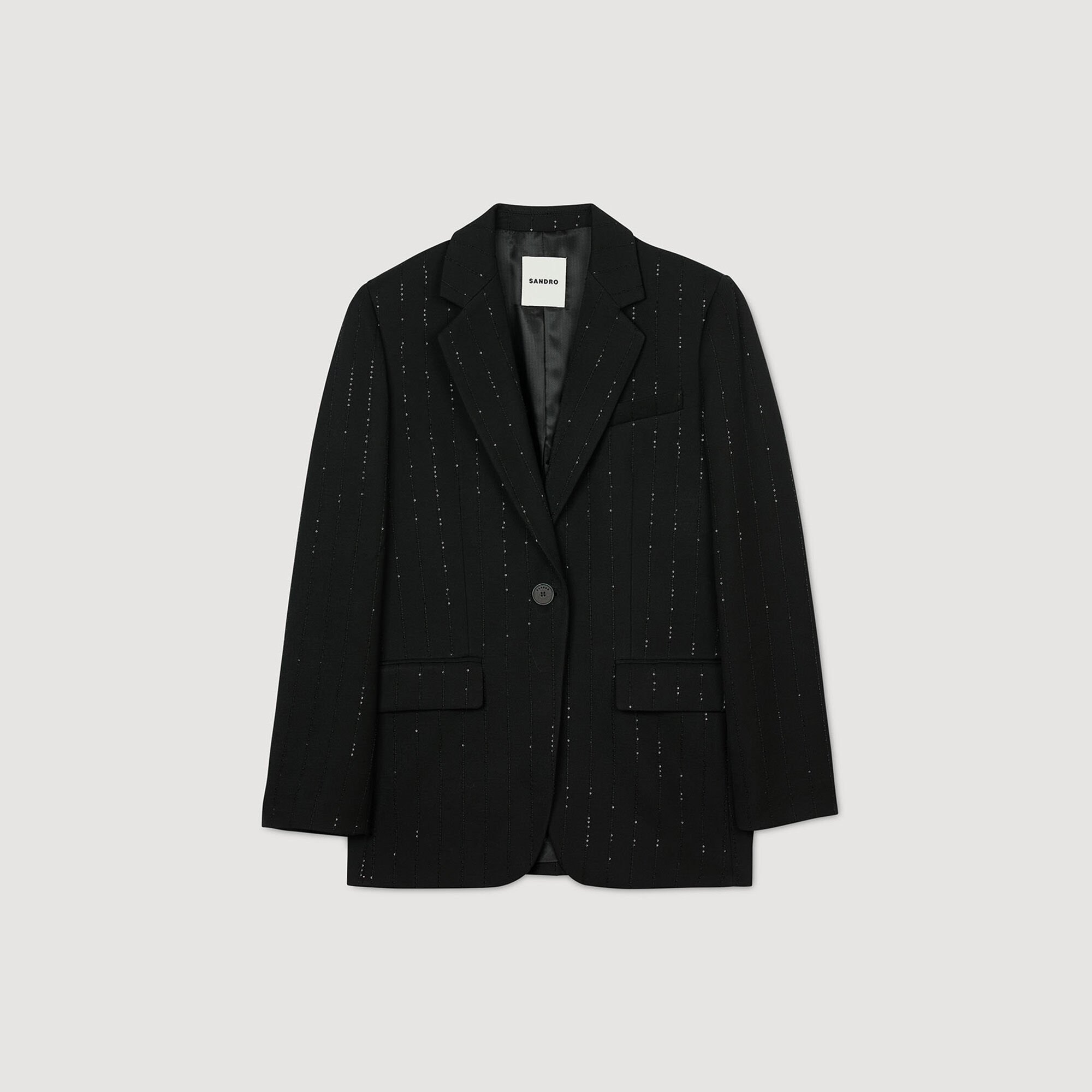 Sequinned suit jacket