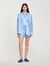 Loose-fit satin shirt