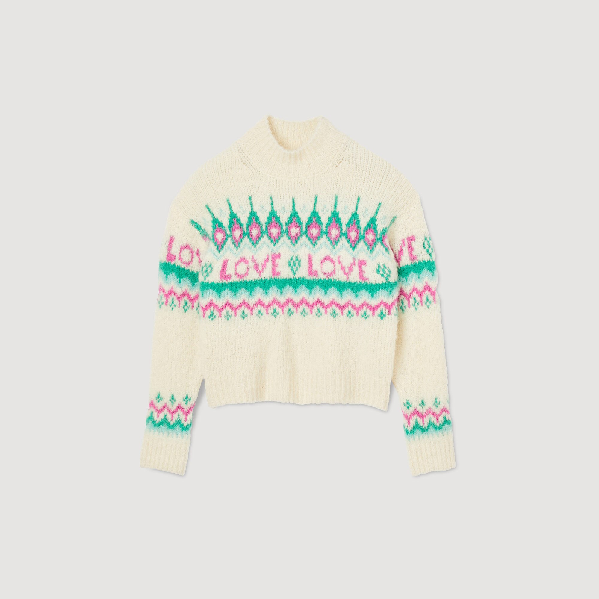 LOVE knit sweater