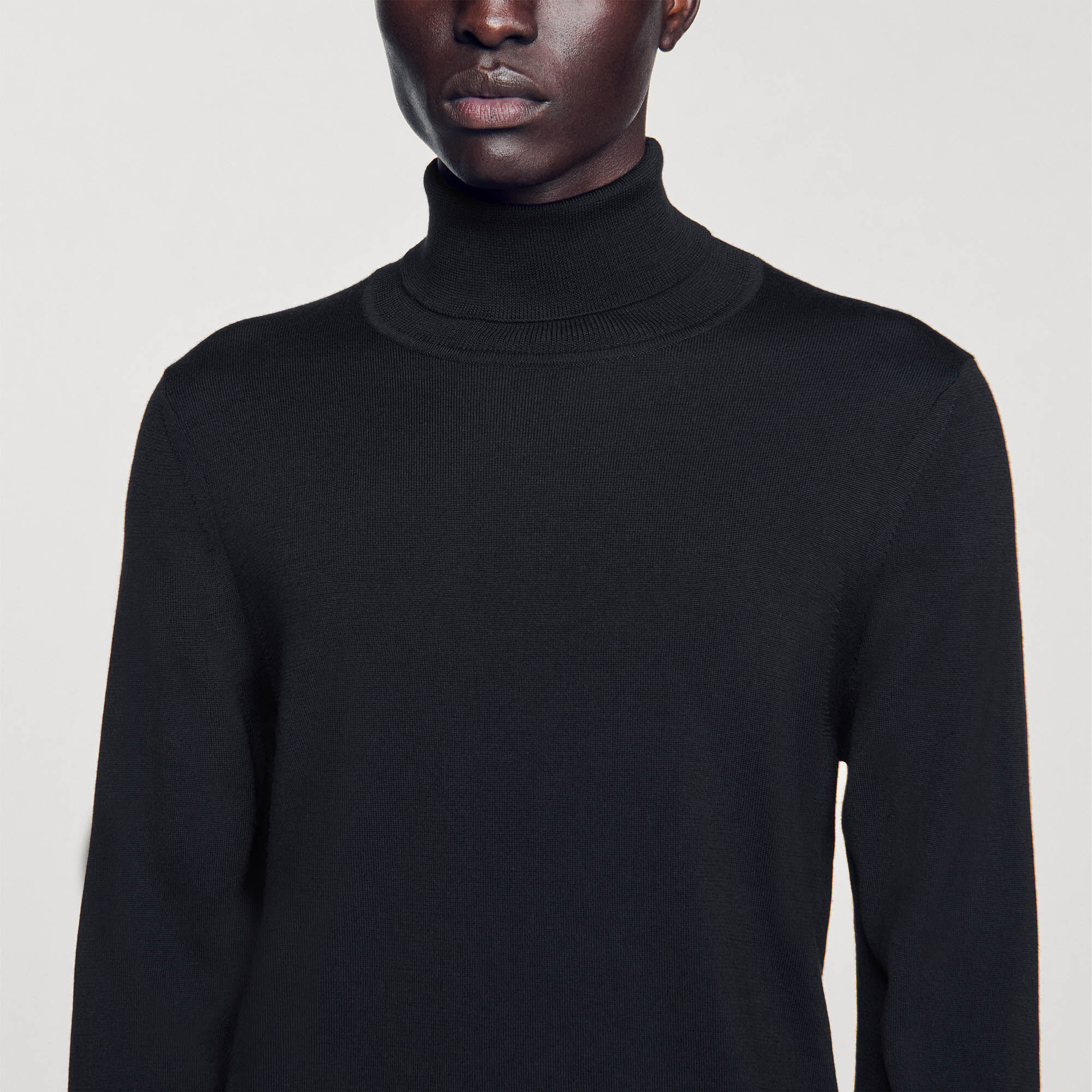 Turtleneck wool sweater