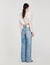 Wide-leg heart jeans