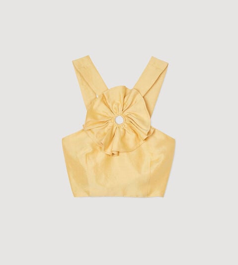 Ruffled crop top
