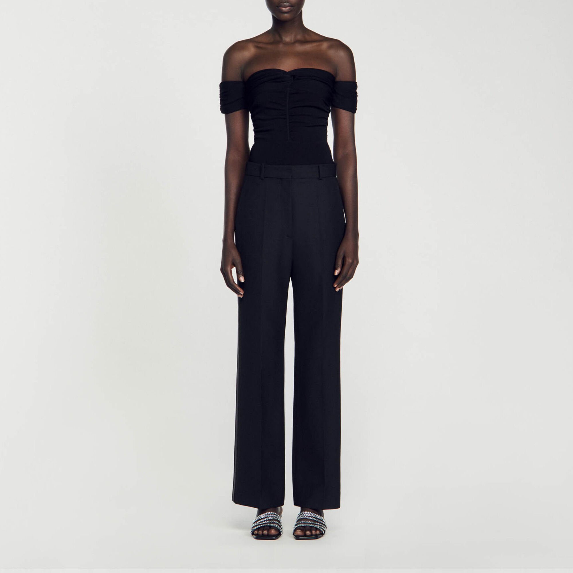 Straight-leg pants 