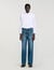 Pleated cropped shirt