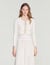 Cropped pearl and strass cardigan