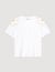 T-shirt with embroidered flowers