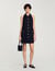 Peter Pan collar mini dress
