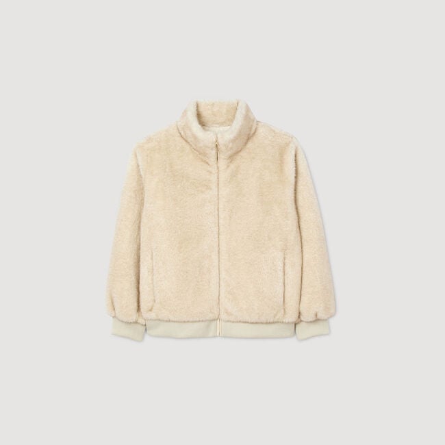 Faux fur jacket